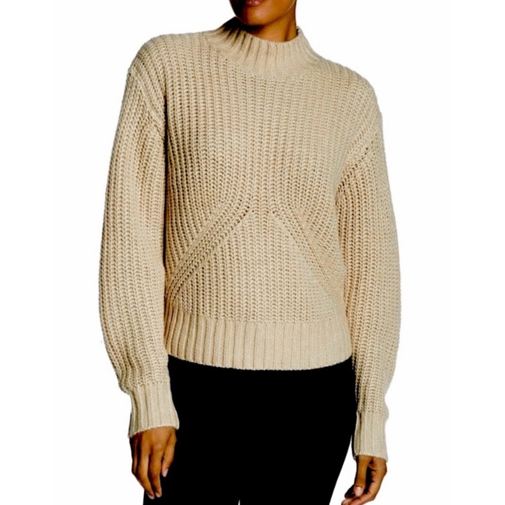 Splendid mock neck sweater